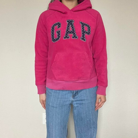 GAP Pink Fleece Hoodie - Picture 1 of 8